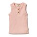 Wilson & Frenchy Organic Rib Singlet - Blush