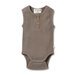 Wilson & Frenchy Organic Rib Henley Bodysuit - Hazelwood