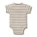 Wilson & Frenchy Organic Stripe Rib Bodysuit - Hazelwood Ecru