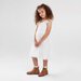Designer Kidz Angie Lace S/S Bodice Dress - Ivory
