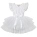 Designer Kidz My First S/S Lace Tutu Dress- Ivory