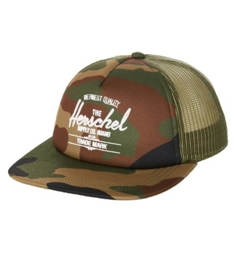 Herschel Whaler Kids Mesh Cap - Woodland Camo