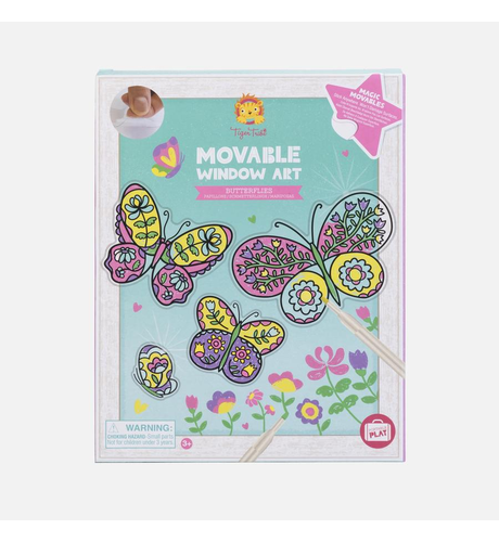 Tiger Tribe Moveable Window Art - Butterflies