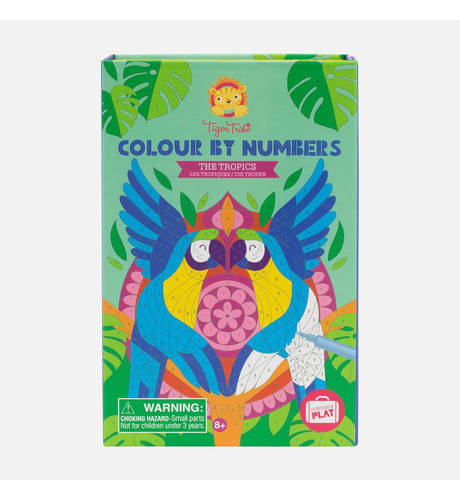 TigerTribe Colour By Numbers - The Tropics