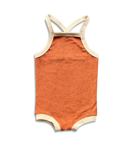 Duke of London Rust Terry Romper