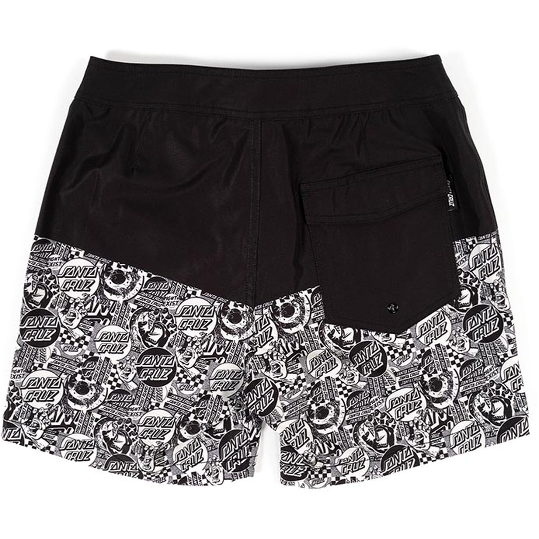 Santa Cruz Lewis Youth Board Shorts Blk/Wht CLOTHINGBOYBoys