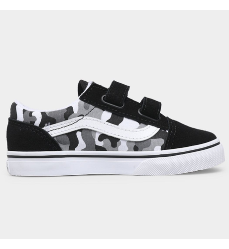 Vans Toddler Old Skool V Primary Camo - Blk/White