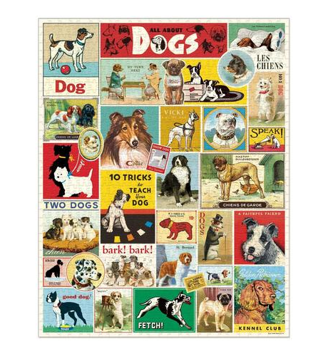 Dogs 1000 Pce Vintage Puzzle