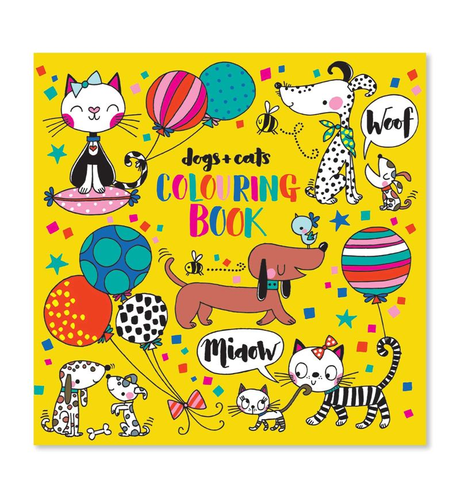 Dogs & Cats Colouring Book