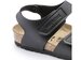 Birkenstock Kids Palu Logo Birko-Flor Black (Narrow Fit)