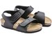 Birkenstock Kids Palu Logo Birko-Flor Black (Narrow Fit)