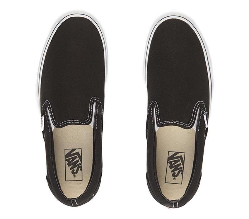 Vans Teen Classic Slip On Black FOOTWEAR Sneakers Kids Clothing NZ Shop Online Kid Republic Vans MATA