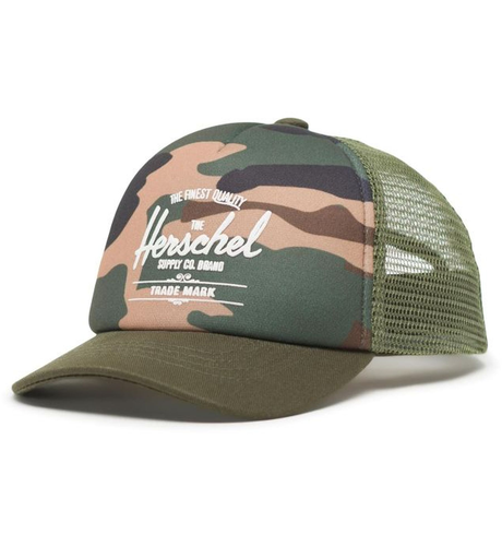 Herschel Baby Whaler Mesh Cap - Woodland Camo