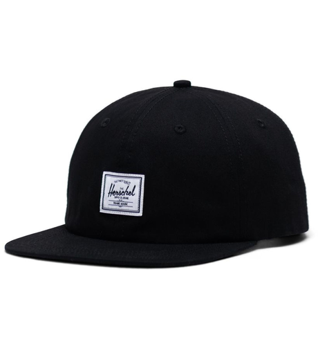 Herschel Classic Whaler 6 Panel Cap - Black