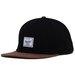 Herschel Classic Whaler 6 Panel Cap - Black/Saddle Brown