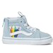 Vans Toddler Sk8-Hi Zip Rainbow - Winter Sky/True White