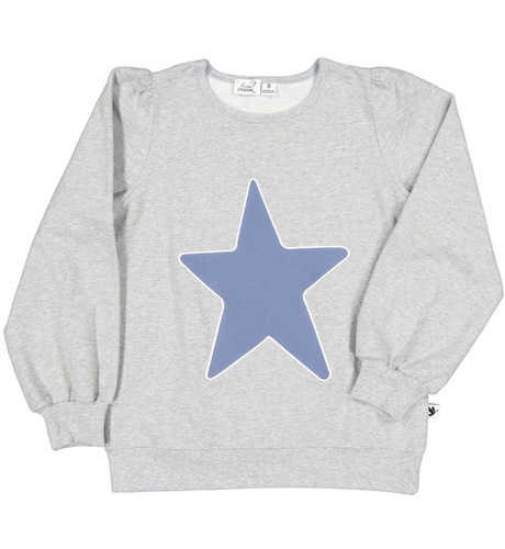 Kissed By Radicool Star Puffball Sleeve Crew