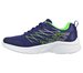 Skechers Microspec Quick Sprint - Navy/Lime