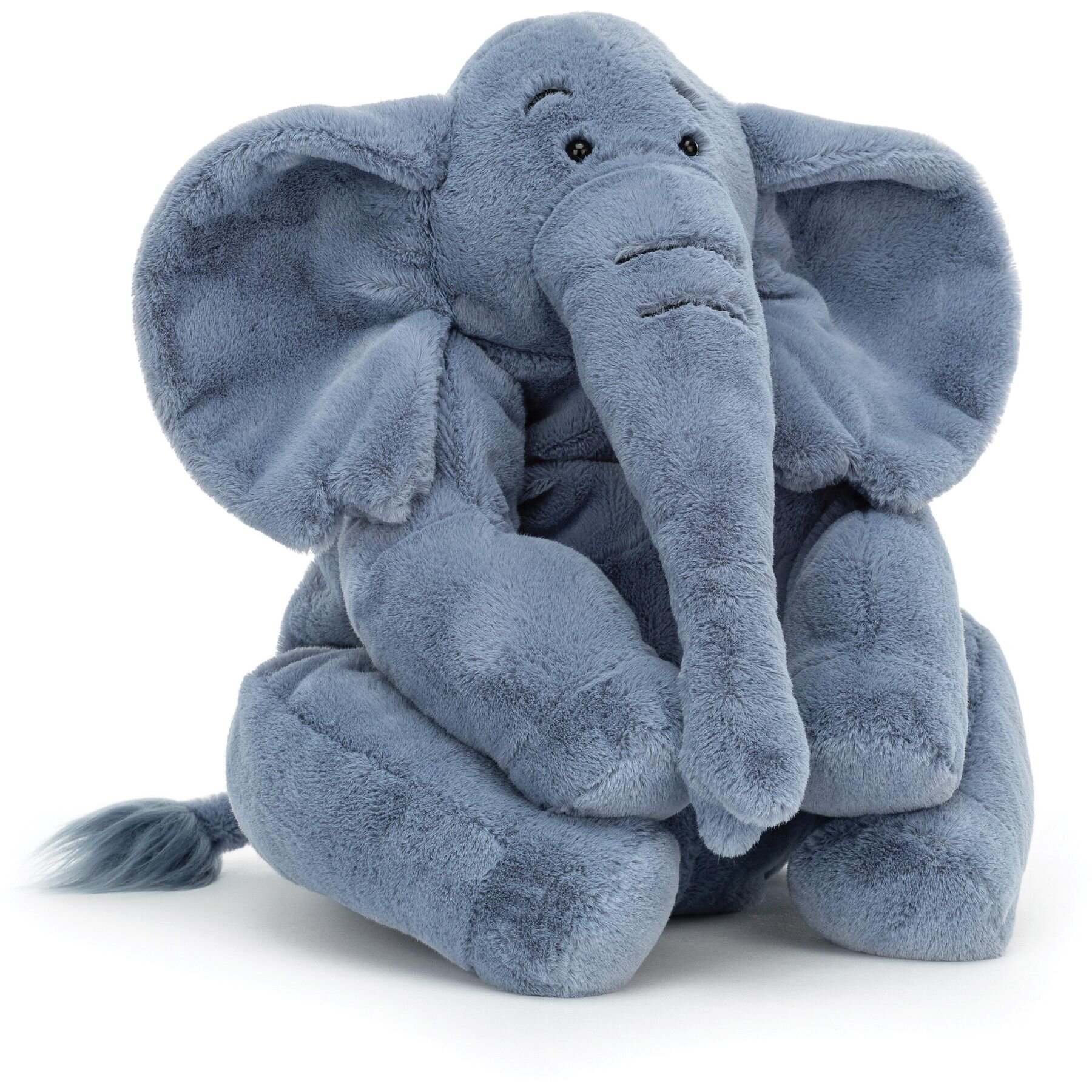 Jellycat Rumpletum Blue Elephant PLAY Soft Toys Kids Clothing NZ Shop Online Kid Republic Jellycat
