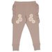 Kapow Rose Taupe Frill Trackie Leggings