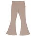 Kapow Rose Taupe Rib Bells (Trackies)