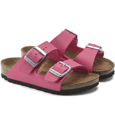 Birkenstock Kids Arizona Birko-Flor Fuchsia Tulip (Narrow Fit)