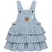 Huxbaby Dusty Blue Cord Pinafore