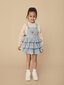 Huxbaby Dusty Blue Cord Pinafore