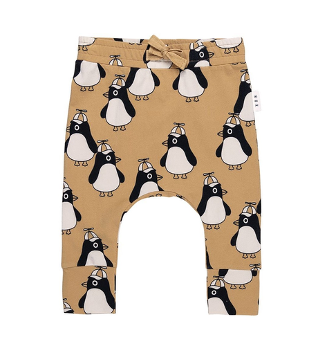 Huxbaby Cool Penguin Drop Crotch Pant