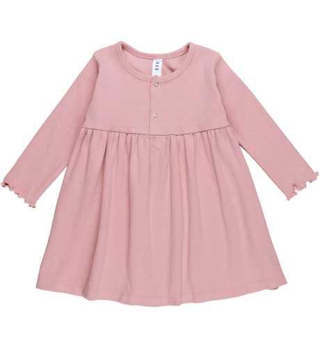 Huxbaby Dusty Rose Rib Dress