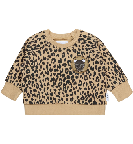 Huxbaby Leopard Patch Sweatshirt