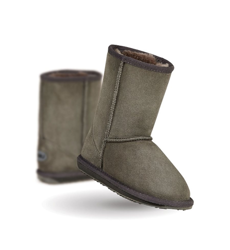 Emu Wallaby Low Boot - Charcoal