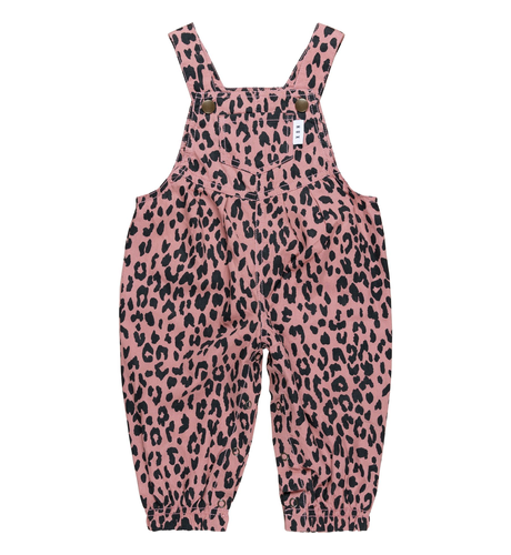 Huxbaby Leopard Overalls