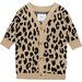 Huxbaby Honeycomb Leopard Knit Cardi