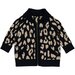 Huxbaby Leopard Reversible Knit Bomber Jacket