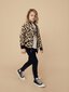 Huxbaby Leopard Reversible Knit Bomber Jacket