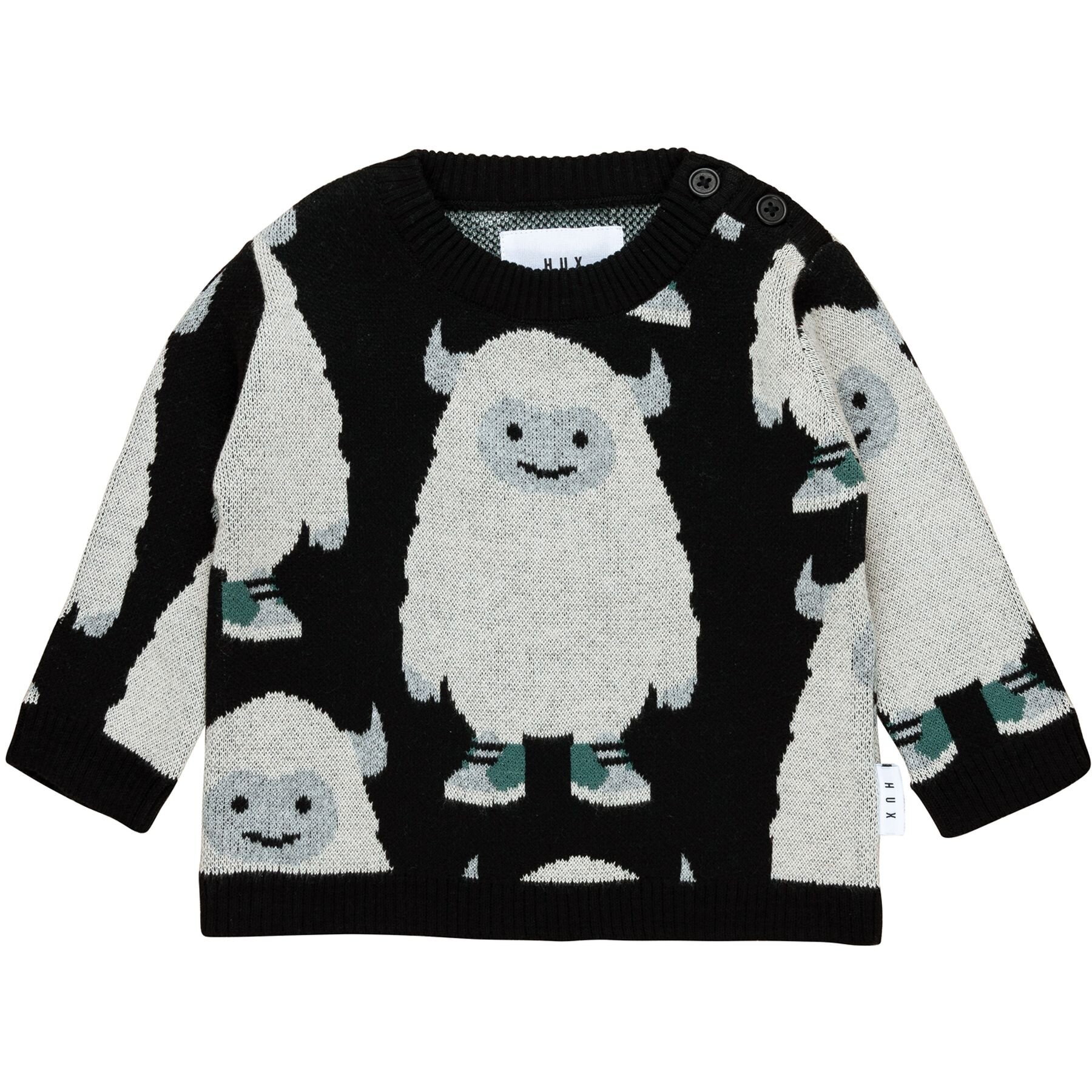 Huxbaby Monster Knit Jumper SHOP BY BRAND-Huxbaby Kids