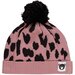 Huxbaby Dusty Rose Leopard Knit Beanie