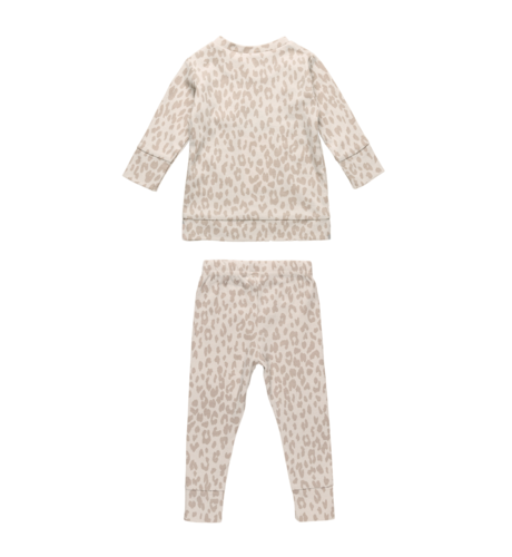 Huxbaby Almond Leopard PJ Set - SALE-Sale Girls Clothing-Sleepwear ...