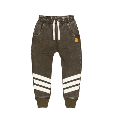 Rock Your Kid Khaki Wash Stripe Track Pants