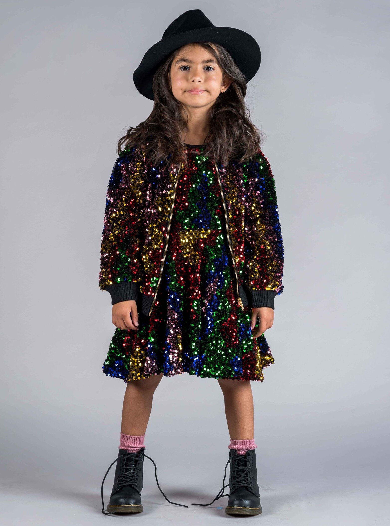 Rock Your Kid Rio Sequin Jacket SALE Sale Girls Clothing Jackets Zip Ups Kids Clothing NZ Shop Online Kid Republic W22 Rock Your Kid D1 WINTER