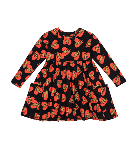 Rock Your Kid Electric Hearts Dress