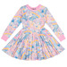 Rock Your Kid Rainbow Dreams Waisted Dress