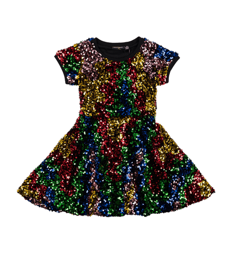 Rock Your Kid Rio Sequin Waisted Dress