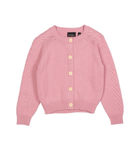 Rock Your Kid Pink Knit Cardigan