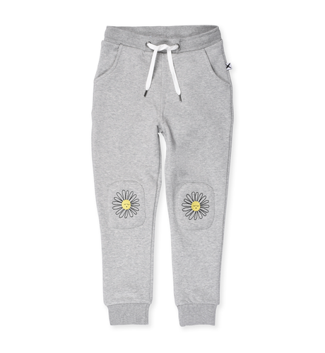 Minti Sleepy Daisy Furry Patch Trackies - Grey Marle