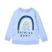 Minti Raining Bows Crew - Light Blue