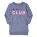 Minti Be Nice Club Furry Dress - Cornflower
