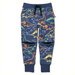 Minti Dino Shapes Furry Trackies - Navy