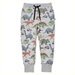 Minti Dino World Furry Trackies - Grey Marle